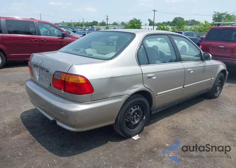 2000 Honda Civic Ex из США, поврежденный, VIN 1HGEJ8647YL033973